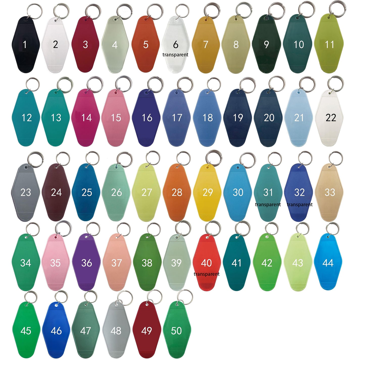10 Pcs Custom Vintage Hotel/ Motel Key Chains Key Tag Print Your Design For Motel, Casino or Resort, B&B, Spa, VIP Suites and Lounges