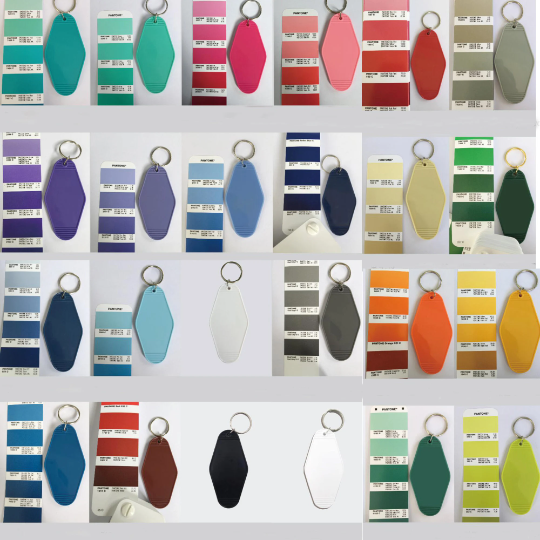 10 Pcs Custom Vintage Hotel/ Motel Key Chains Key Tag Print Your Design For Motel, Casino or Resort, B&B, Spa, VIP Suites and Lounges