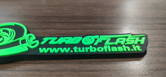 Custom PVC Rubber Keychains 500 PCS FOR Turbo Flash