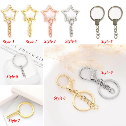 50 pcs Custom Any Shape Acrylic Epoxy Personalized Both side Printing, Full Colour Logo Printing Key chains